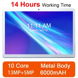 K40 – tablette PC Android de 10.1 pouces MT6797, 10 cœurs, 4 go de RAM, 64 go de ROM, réseau 4G, double Wifi, OTG, type c 