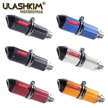 

Universal Motorcycle Exhaust Modify Motocross Exhaust Muffler For FZ6 CBR250 CB600 MT07 ATV Dirt Pit Bike