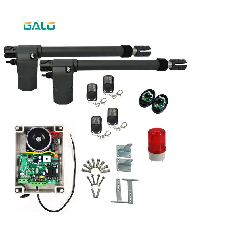 

Heavy duty GALO automatic swing door opener with a maximum door weight of 400KGS, ideal for garage door iron doors