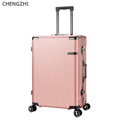 3 CHENGZHI 20 ''24'' дюймов алюминиевая рама+ PC багаж на колёсиках Spinner дорожный костюм Чехол для мужчин чехол на колесиках для женщин чемодан на колесиках - Цвет: 3