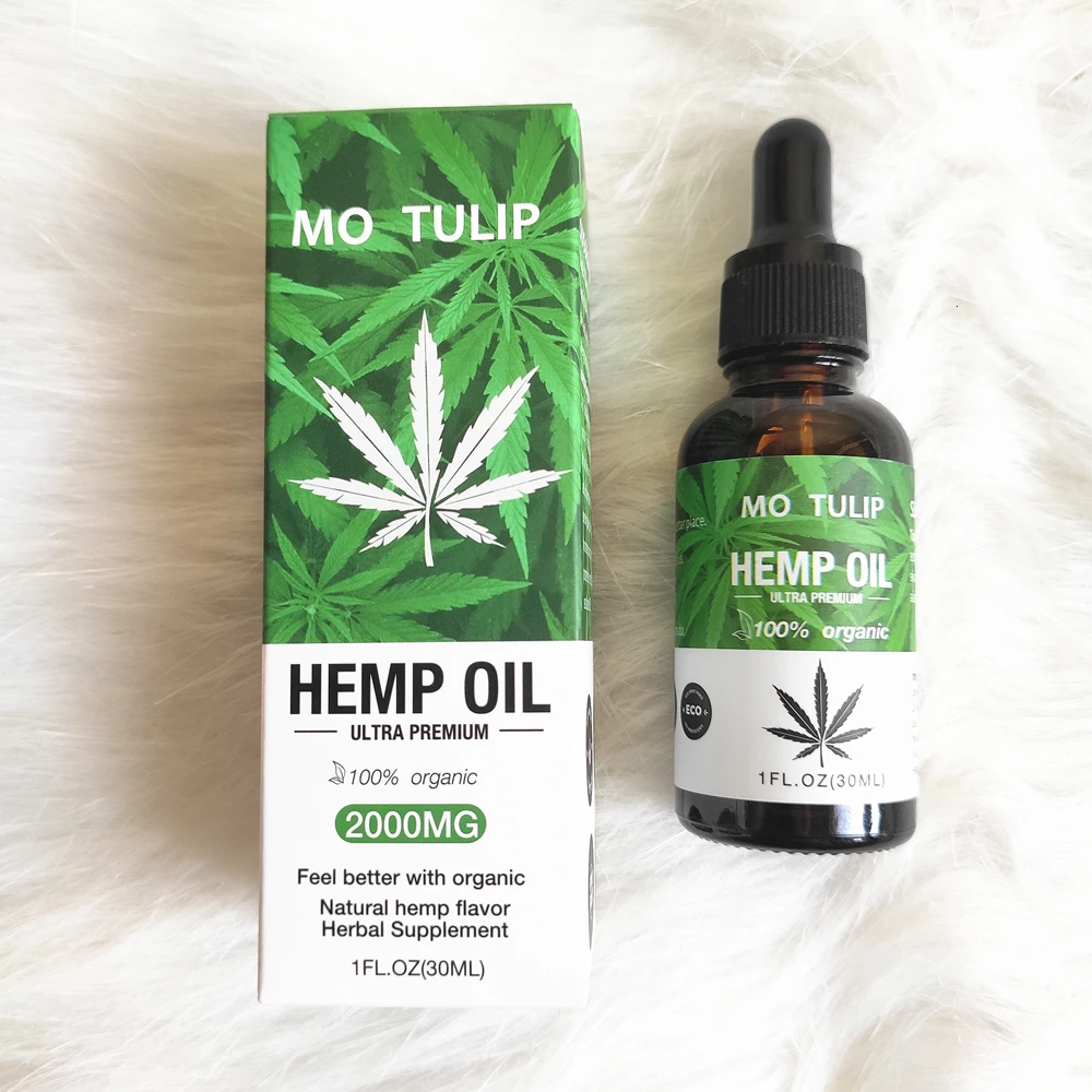 Эфирные масла MO TULIP органическое масло семян конопли снятие стресса CBD уход за
