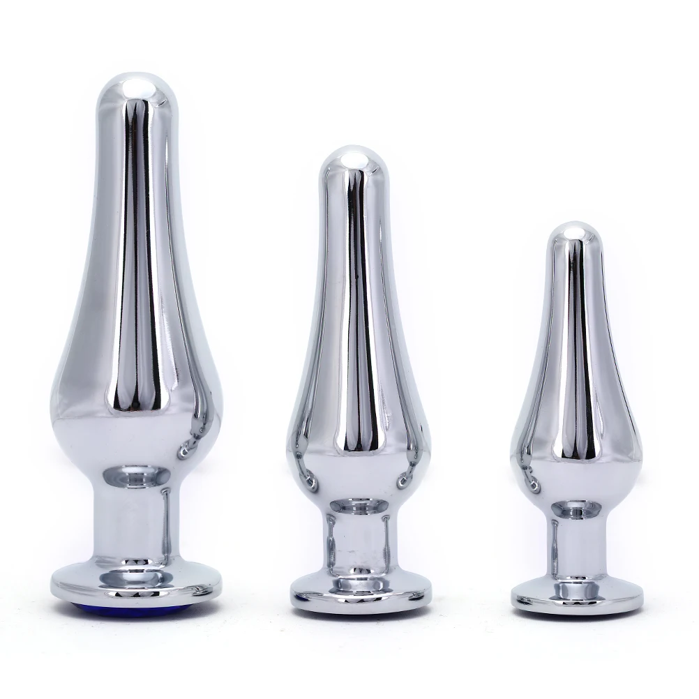 Adult Product Sizes S/M/L Stainless Steel Crystal Metal Anal Plug Dildo Sex Toys Products Butt For Women Toy | Красота и здоровье