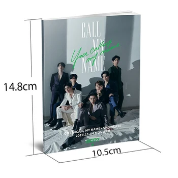 

Kpop GOT7 Present Call My Name New Album Photobook Fashion GOT7 Mini Photo Album Photo Card Fans Souvenir Gifts