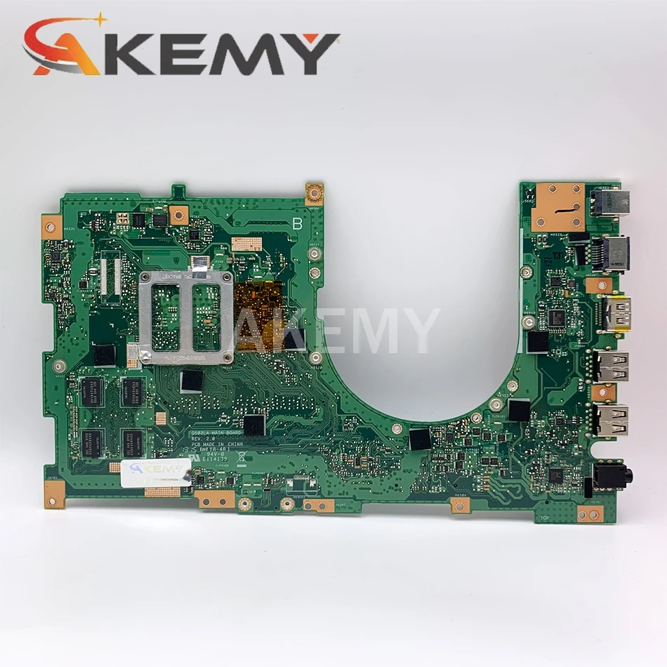 New!! Q502LA Laptop Motherboard For Asus Q502LAB Q502LA Q502L Mainboard w/ I5-4200U 4GB-RAM