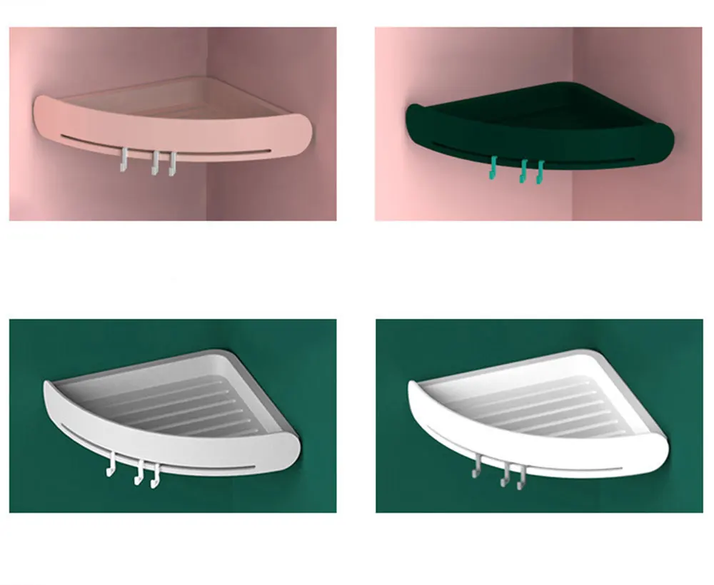 Треугольная полка для ванной комнаты, угловая полка для хранения ванной, органайзер для хранения вещей K1170 C