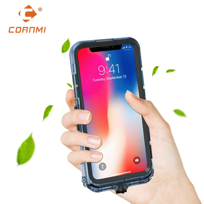 Водонепроницаемый чехол для телефона CORNMI для iPhone XS