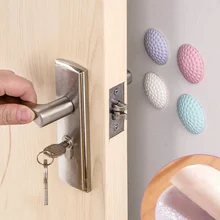 3 шт./партия защита безопасности ребенка амортизаторы безопасности карты резиновые Стопперы для двери настенные протекторы дверные ручки бамперы