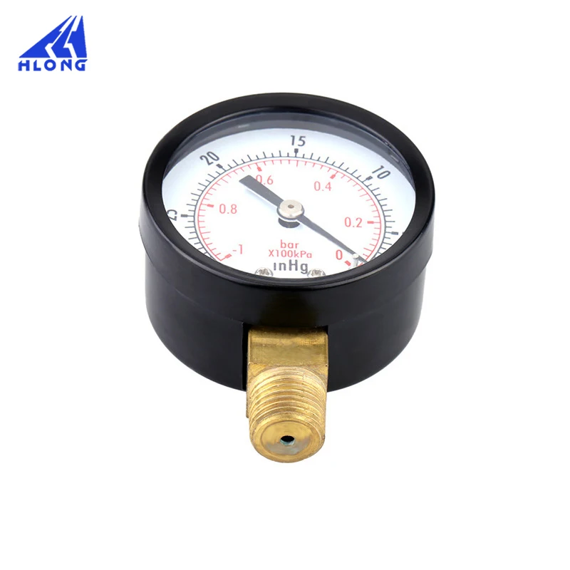 TS-50-1+ 1 0~-30 дюймы 0~-1bar 50 диаметр вакуумный манометр