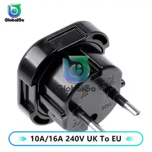 10A/16A 240V Universal Power Adapter Supply Charger Adapter UK to EU Plug Mini  Power Charger Adapter for Phone