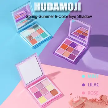 

9 Colors Matte Pearlescent Eye Shadow Palette Shimmer Pigment Eye Shadow Palette Makeup Cosmetics Eye Shadow Maquillage TSLM2