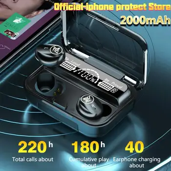 

TWS M16 Semi-in-Ear Bluetooth 5.1 Sport Earphone with Charging Box Stereo Earbud