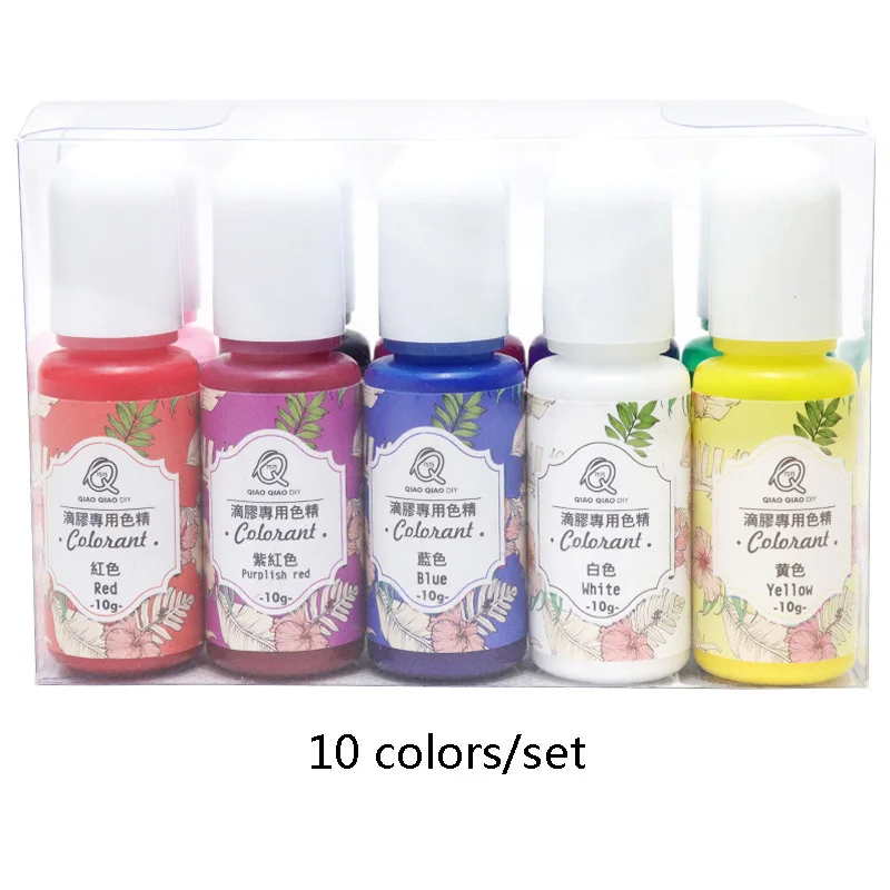10x Handmade Jewelry Oily Dye Color DIY Crystal Epoxy Coloring Pigment Agent