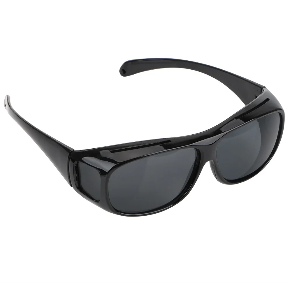 1 шт., очки для водителя, поляризационные очки, унисекс, пылезащитные очки, HD, визуальные очки, УФ-защита, автомобильные солнцезащитные очки, очки - Название цвета: Gray Sunglasses