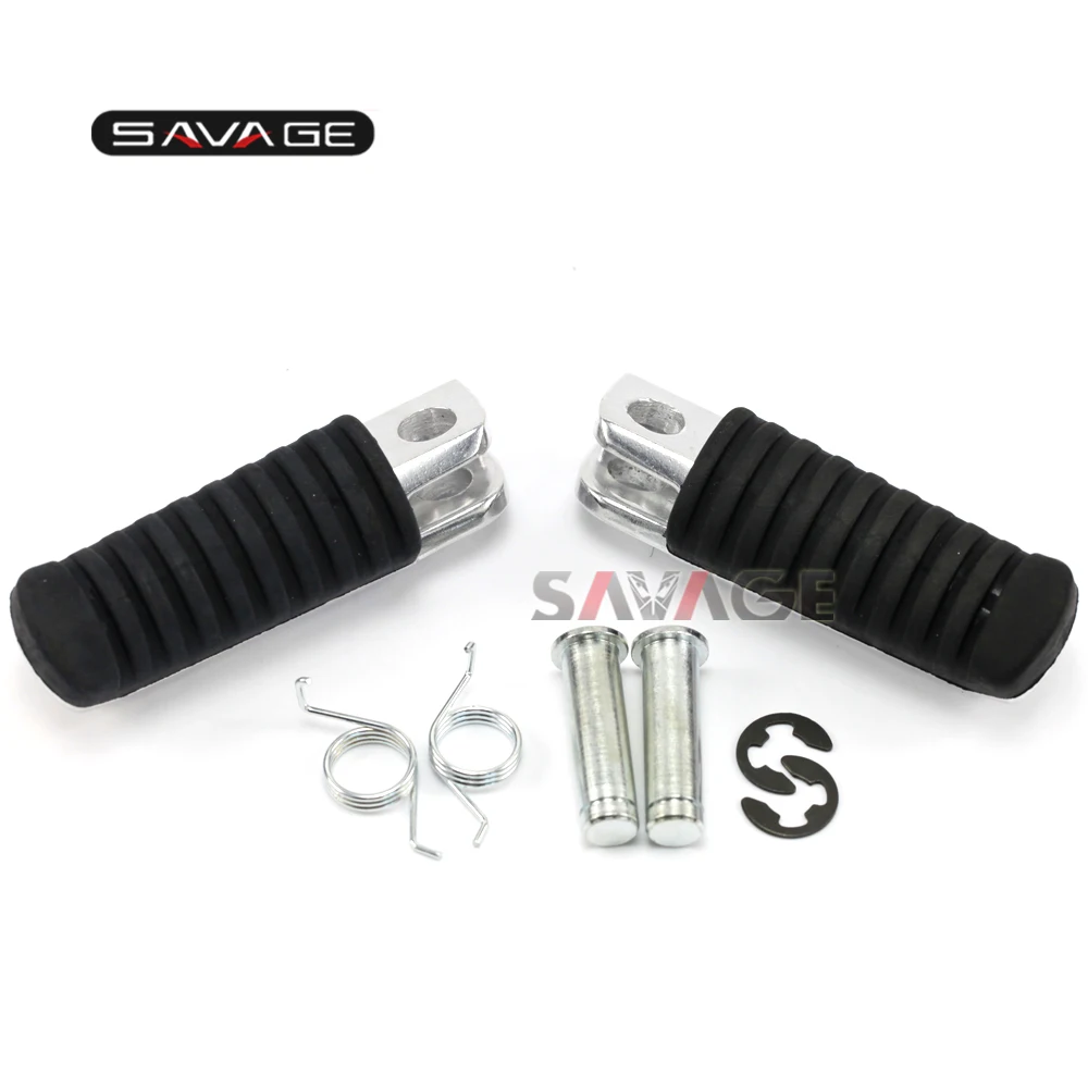 

For KAWASAKI ER6N NINJA 650R 1000 Z1000SX VERSYS 650 1000 Z1000 Z750S Z900RS Motorcycle Rider Front Foot Pegs Footrest Adapters