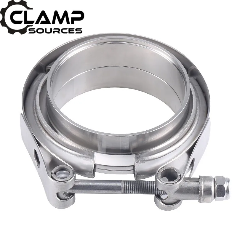 

Stainless Steel Auto 2.5" 3" V band Clamp 3" Inch V-band 2.5 3 Inch Exhaust Flange 76mm Turbo Exhaust Vband V Clamps Kits