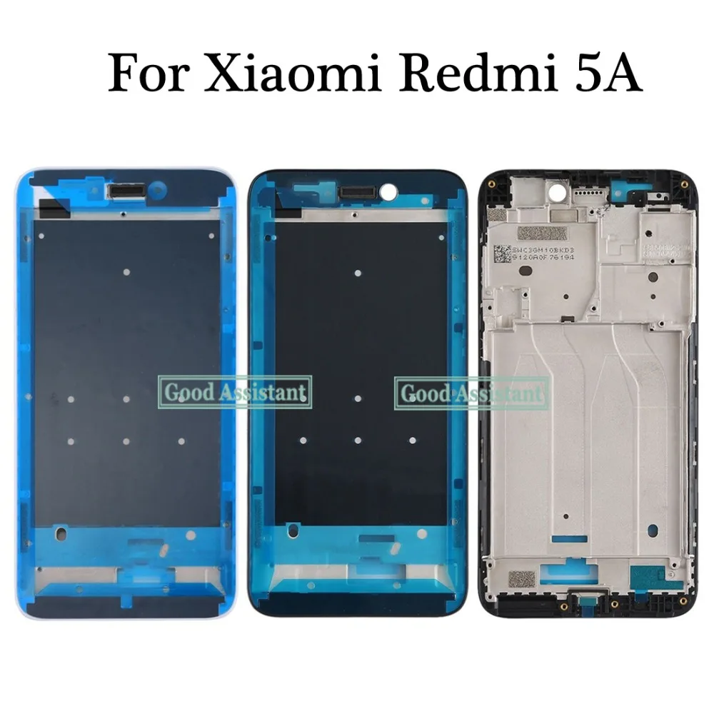 Для Xiaomi Redmi 5A/Redmi 5A глобальная передняя панель корпуса ЖК-рамка дисплея рамка лицевой панели Передняя рамка(без ЖК-дисплея