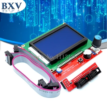 

3D Printer Parts LCD 12864 LCD Control Panel 12864lcd display for 3D Printer Smart Controller RAMPS1.4 BXV