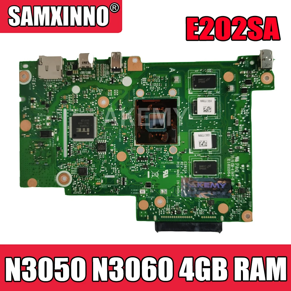 Akemy новая E202SA материнская плата для Asus EeeBook E202S ноутбука N3050 N3060 CPU 4 Гб RAM |