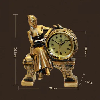 

FASHIONABLE LIVING ROOM DECORATION CLOCK CREATIVE DECORATIVE TABLE CLOCK QUARTZ DECORATIONS BEAUTY ORNAMENTS CLOCK WATCHES