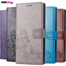 Кожаный чехол с объемным клевером для Motorola Moto G5S G5 G4 G6 Plus G7 power P30 Play P40 X4 X style E5 Z Force Z2 Play кошелек Funda Capa