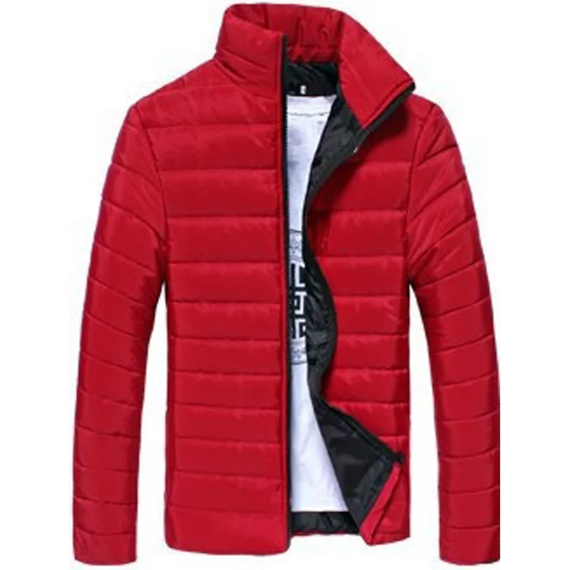 

ZOGAA 2019 Men's Parka Light Weight Winter Warm Coats Cotton Solid Jackets Casual Men Snow Jacket Male Outwear Parkas masculino