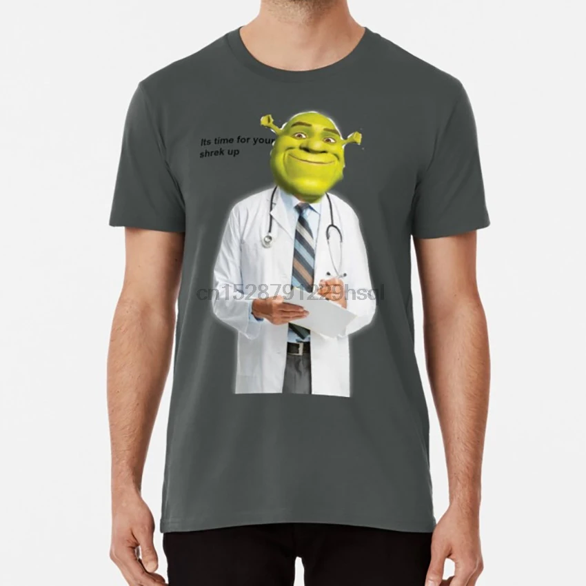 Shrek Check up meme футболка shrek memes dank doctor swamp phototshop правки|Футболки| |