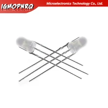 100 шт. светодиодный 5 мм круглый рассеянный красный и зеленый два цвета общий катод; светодиоды диодный светодиод