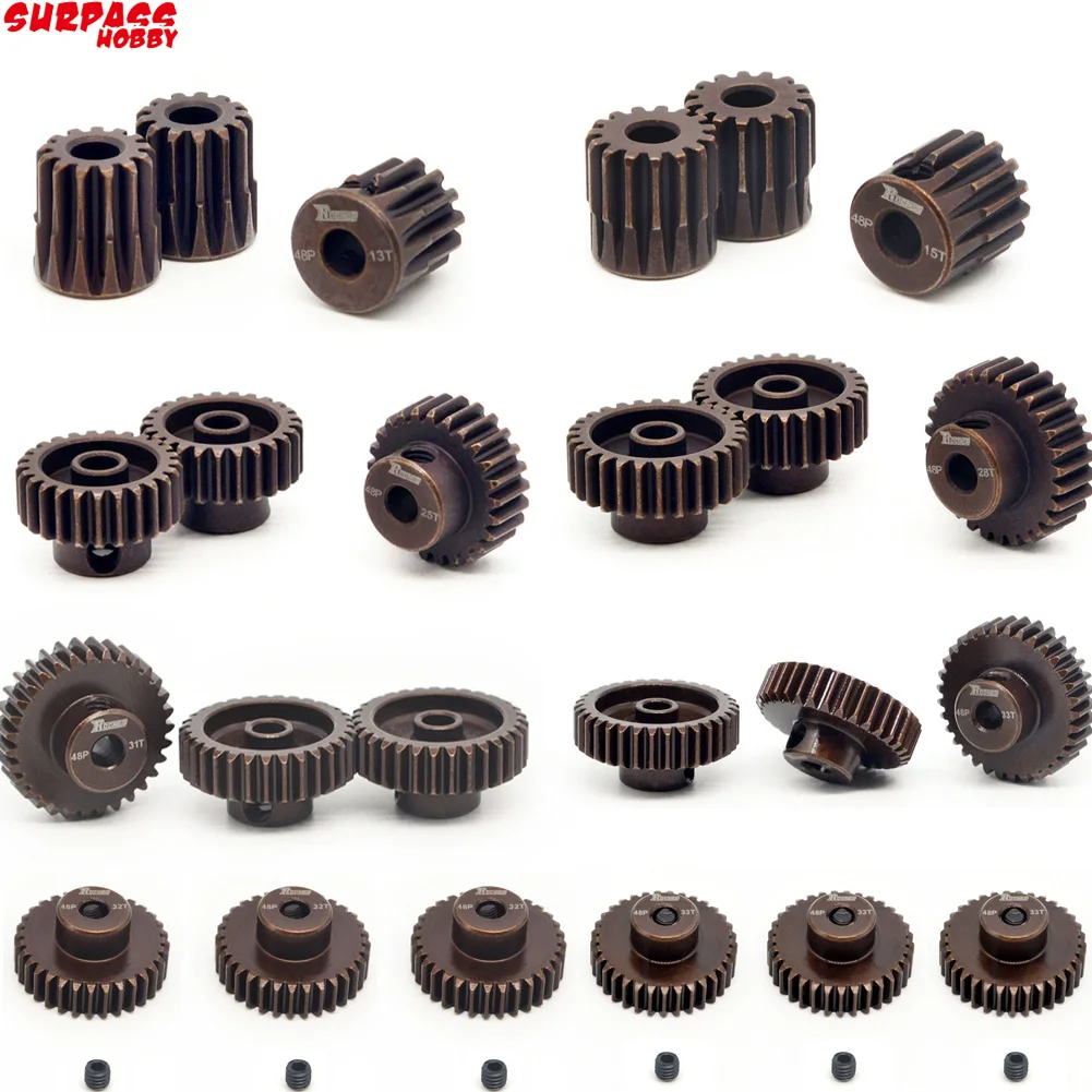 SURPASS HOBBY 48DP 3.175MM 16T 17T 18T 19T 20T Pinion Gear Set For 1/10 - Foto 4