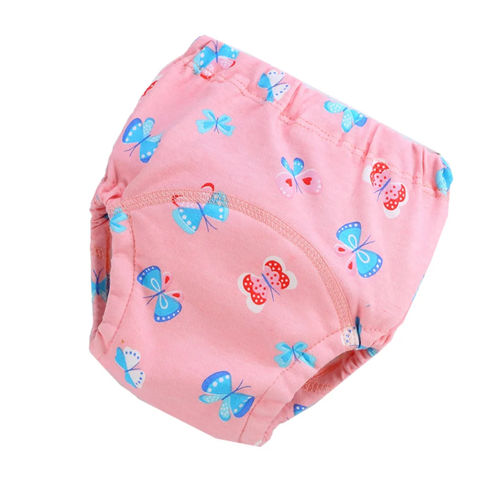 Cotton Training Pants Waterproof Toddler Potty Training Underwear for Boys and Girls Diapers Washable and Reusable Baby Nappy - Цвет: 54