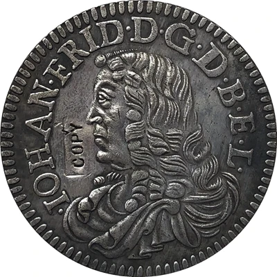 1676 немецкий герметик-Johann Friedrich копии монет