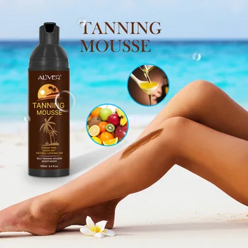 Natural Self Tanning Oil Drops Body Tanning Lotion Long Lasting No Trace Without UV Damage