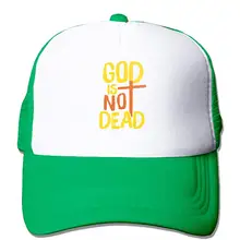 Унисекс, Кепка водителя грузовика, Божья не мертвая христианская вера, мужская женская Регулируемая сетчатая Кепка, забавная Кепка в стиле хип-хоп, s