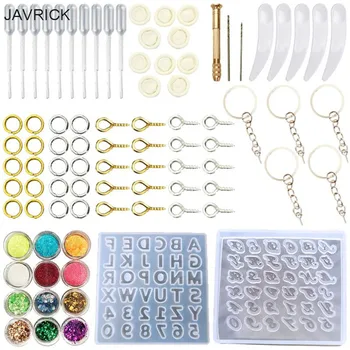 

Small Letter Epoxy Mold Set Handmade DIY Key Chain Pendant Jewelry Crafts Making