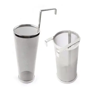 

300 Micron Stainless Steel Beer Filter with Hook for Homemade Brew Home Coffee