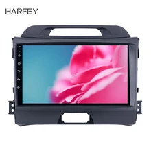 Harfey Car GPS Multimedia Player 2DIN Android 8.1 9 inch Head Unit For 2010 2011 2012 2013 2014 2015 KIA Sportage Radio Audio
