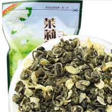 100 г Китайский свежий органический жасминовый чай натуральный органический Премиум жасминовые цветы зеленый чай Жасмин маленький дракон жемчуг цветочный чай