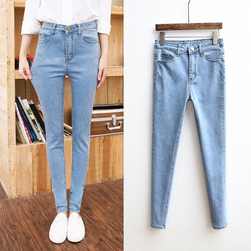 high waist skinny mom jeans