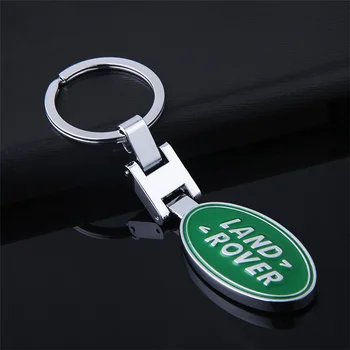 

1pc Alloy Key Chain for Range Rover Evoque Defender Freelander Discovery 1 2 3 4 Chrome Keyring Holder Accessories