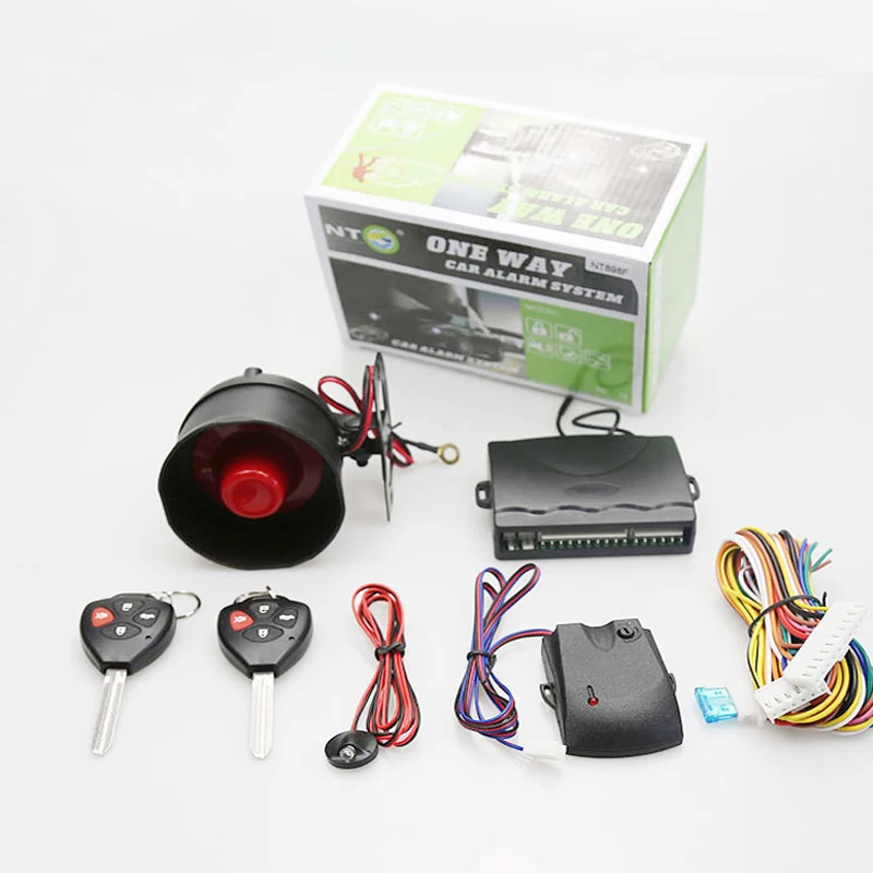 

One way car alarm remote anti-hijacking Central door locking system automation Trunk release Car finding/help calling NT898F