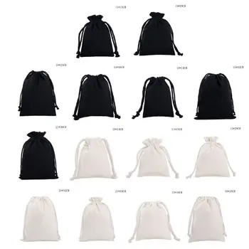

Travel Linen Storage Bag Drawstring Organize Home Pouch Candies DIY Crafts Case LX9F