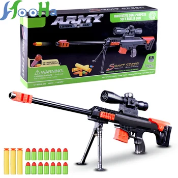 

High Quality New Children's Toy Gun Boy Sniper Rifle Military Model Soft Bullet Gun for Children Birthday or Holiday Gifts