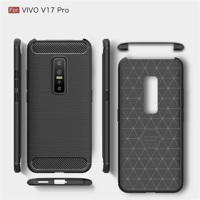 Чехол wolfrule для Vivo V17 Pro чехол противоударный бампер из углеродного волокна чехол для Vivo V17 Pro Чехол для телефона для Vivo V17Pro чехол 6,44"