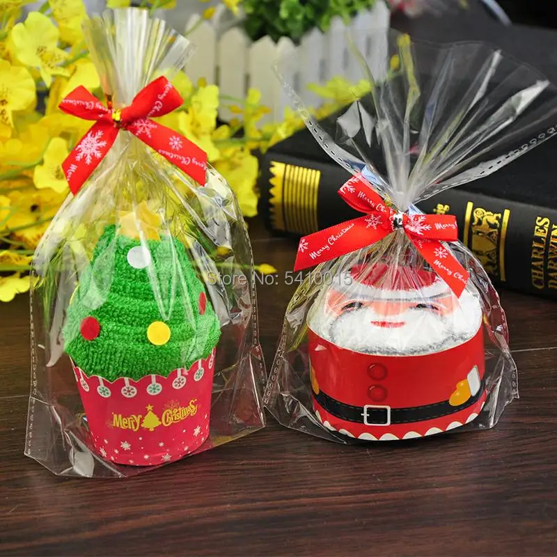 Полотенце высокого качества 2019 современное Хлопковое полотенце с Санта-Клаусом