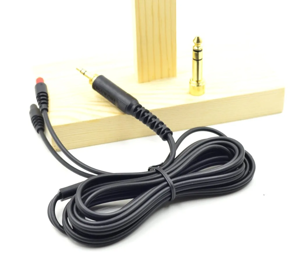 6.35mm Replacement OFC MMCX Cable Extension Cord for Shure SRH1440 SRH1540 SRH1840 Professional Open Back Headphones