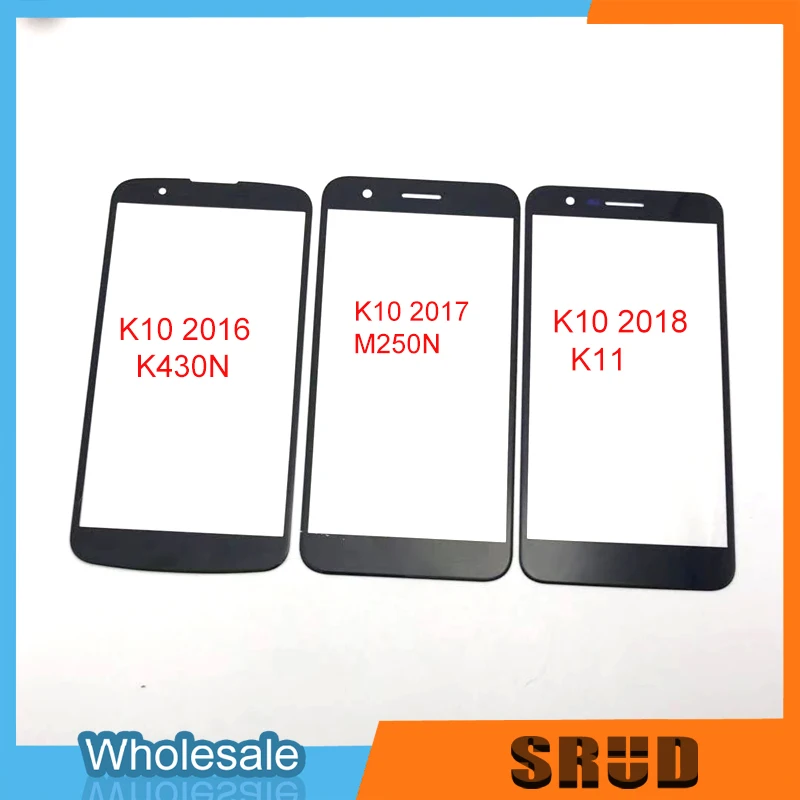 

10pcs/lot LCD Front Touch Outer Glass With OCA Laminated For LG K10 2018 2017 2016 Version K11 M250N K121K K430DS K430N LG051