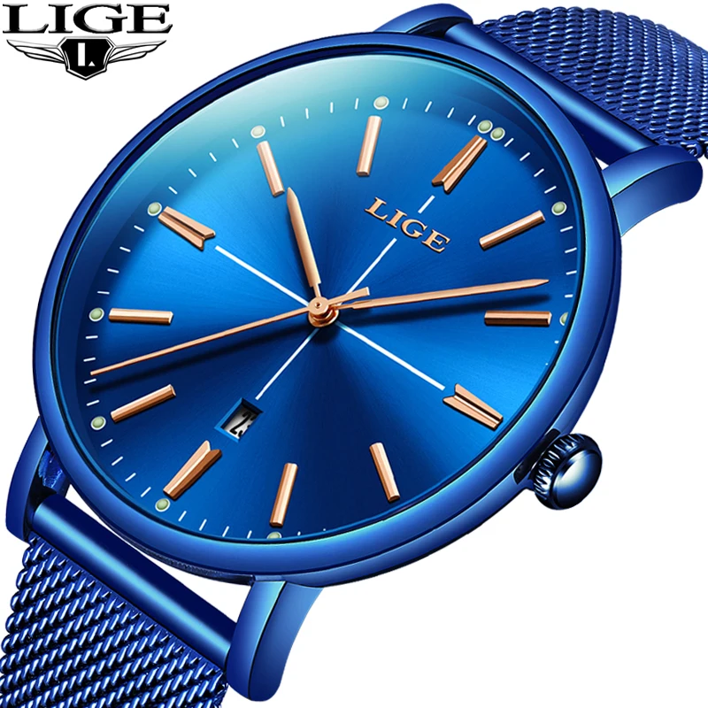 

erkek saat 2019 LIGE Mens Watches Top Brand Luxury Casual Watch Men Watch For Men Sport Military Wristwatches Relogio Masculino