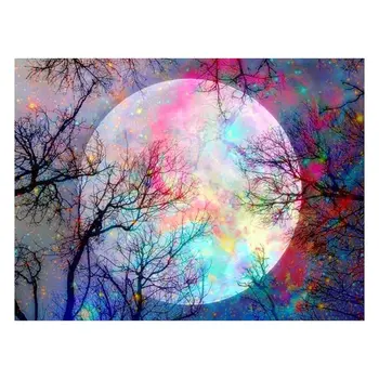 

Artoree DIY 5D Diamond Painting by Number Kit for Adult Full Drill Diamond Embroidery Dotz Kit Home Wall Decor Tree's Shadow