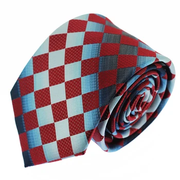 

Red 8CM Slim Ties for Man Waterproof Necktie Paisley Fashion Men Skinny Neck Tie for Wedding