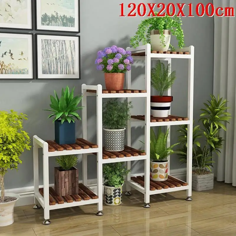 MODEL F Urbano Madera деревянные полки для Estante Mueble Para Plantas Stojak Na Kwiaty стойки Dekoration балкон Цветочная полка завод стенд - Цвет: MODEL F