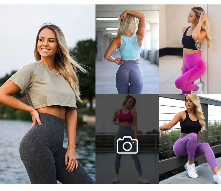 peach lift leggings NORMOV Sports Leggings Women Seamless Push Up Fitness Leggings Butt Lift High Waist Gym Scrunch Bum Leggings thermal leggings